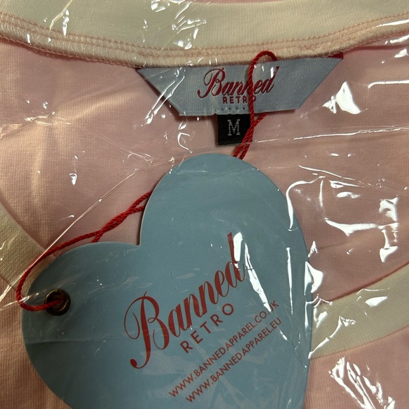 Banned Retro Cherry Ringer T-Shirt - Picture 3 of 6